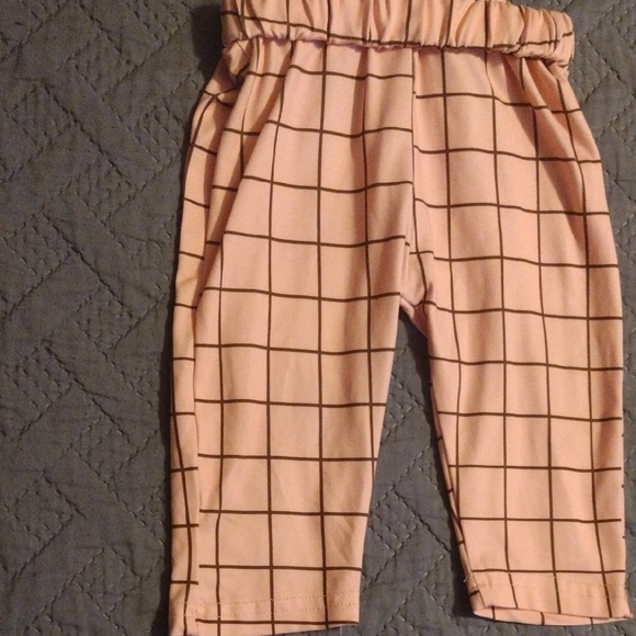 Pink Checkered Overalls - Picture 3 of 5